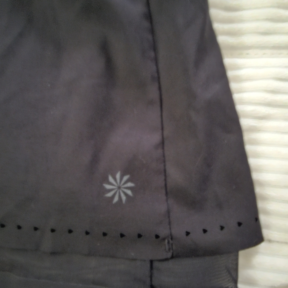 Athleta Black Athletic Skort Laser Run Size M - Picture 3 of 15